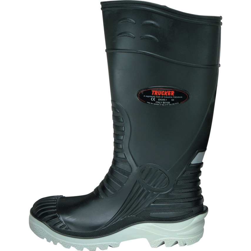 trucker steel toe cap boots